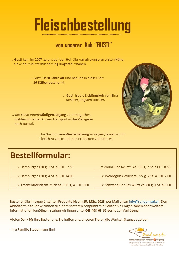Bestellformular Kuhfleisch März 2025